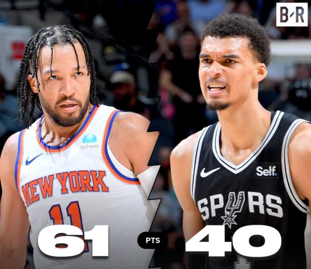 开云体育在线-60年一遇疯狂之战！恐怖文班让布朗森61分成空砍